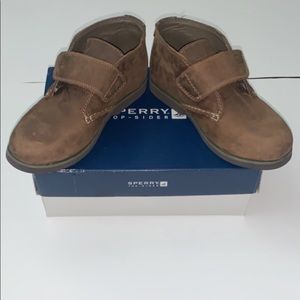 Sperry boys Shoes Size 3.5 Medium Brown